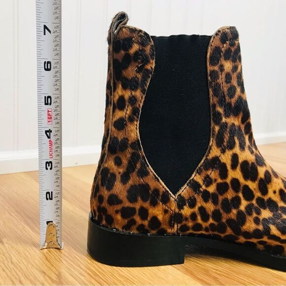 REBECCA MINKOFF Leopard Print Cowhide Chelsea Ankle Boot‎ Booties Size 6.5 New - Picture 14 of 14